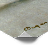 Dancer in de groenen - Edgar Degas Poster (Hoek)