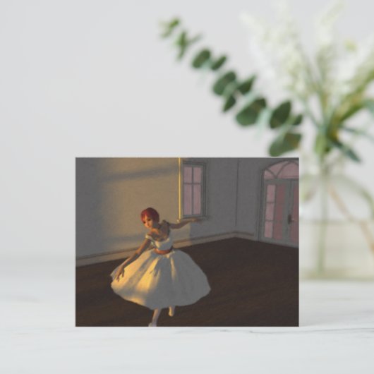 Dancer in de Grote Kamer Briefkaart (Staand voorkant)