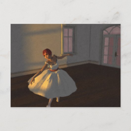 Dancer in de Grote Kamer Briefkaart (Voorkant)