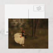 Dancer in de tuin briefkaart (Voorkant / Achterkant)