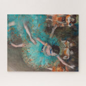 Dancer in Green, Swaying Dancer door Edgar Degas Legpuzzel (Horizontaal)