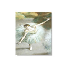 Dancer in Groen door Edgar Degas