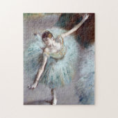 Dancer in Groen door Edgar Degas Legpuzzel (Verticaal)