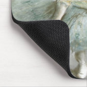 Dancer in Groen door Edgar Degas Muismat (Hoek)