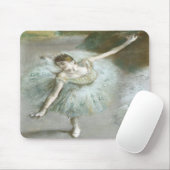 Dancer in Groen door Edgar Degas Muismat (Met muis)