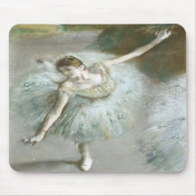 Dancer in Groen door Edgar Degas