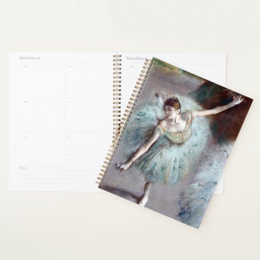 Dancer in Groen door Edgar Degas Planner (Display)
