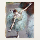 Dancer in Groen door Edgar Degas Planner (Voorkant)