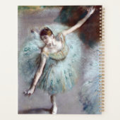 Dancer in Groen door Edgar Degas Planner (Achterkant)
