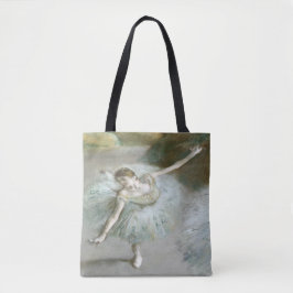 Dancer in Groen door Edgar Degas Tote Bag