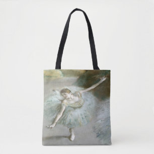 Dancer in Groen door Edgar Degas Tote Bag