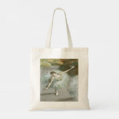 Dancer in Groen door Edgar Degas Tote Bag (Achterkant)