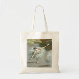 Dancer in Groen door Edgar Degas Tote Bag