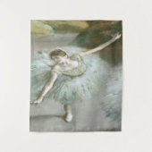 Dancer in Groen door Edgar Degas Wandkleed (Voorkant)