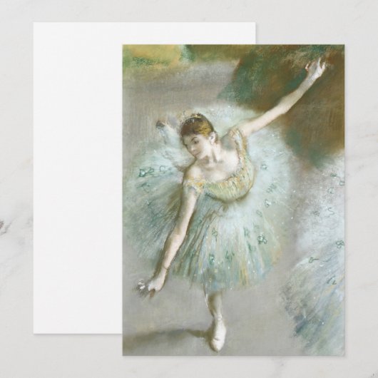 Dancer in Groen | Edgar Degas (Voorkant / Achterkant)