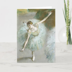 Dancer in Groen   Edgar Degas Kaart