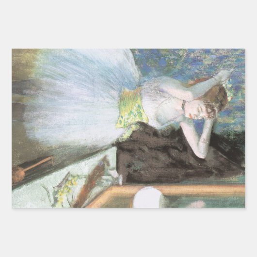 Dancer in haar kleedkamer door Edgar Degas Inpakpapier Vel (Voorkant 3)