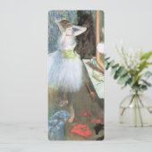 Dancer in haar kleedkamer door Edgar Degas Kaart (Staand voorkant)