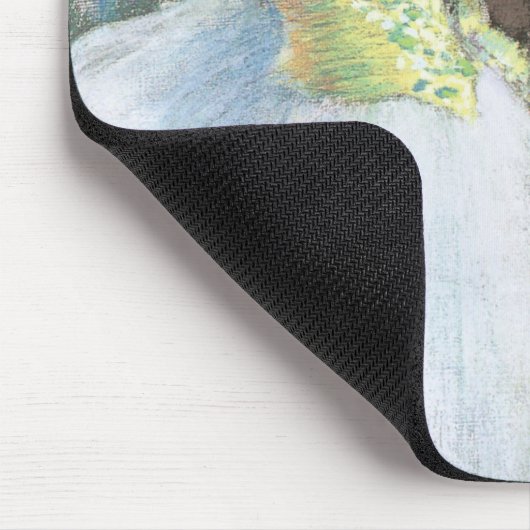 Dancer in haar kleedkamer door Edgar Degas Muismat (Hoek)