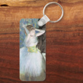 Dancer in haar kleedkamer door Edgar Degas Sleutelhanger (Achterkant)