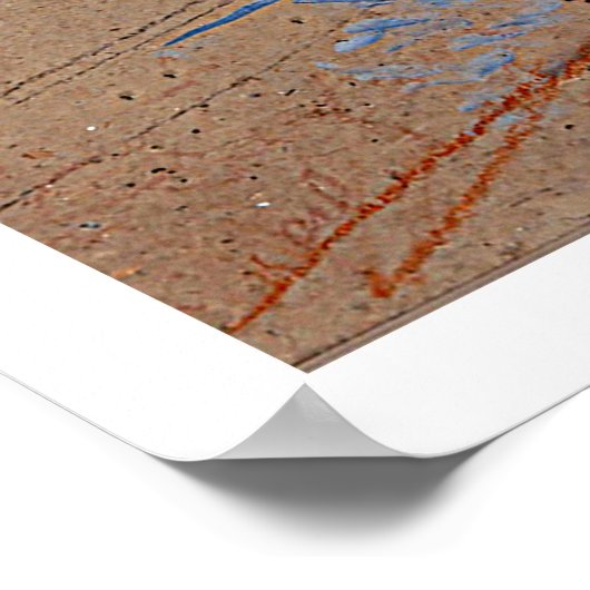 Dancer in roze gewichten poster (Hoek)