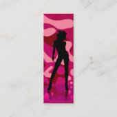 Dancer in roze mini visitekaartje (Achterkant)