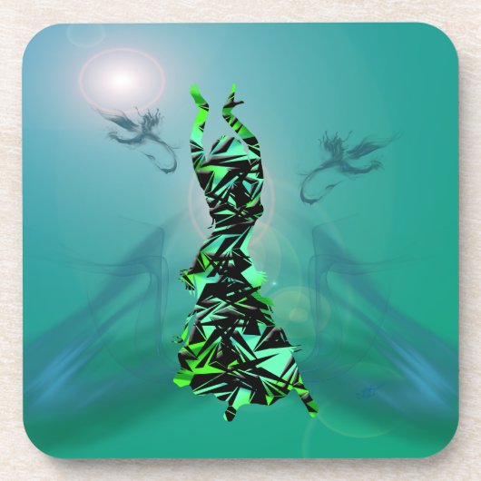 Dancer *Jinx* Bier Onderzetter (Voorkant)