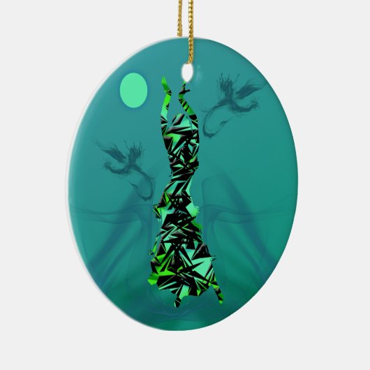 Dancer *Jinx* Keramisch Ornament (Rechts)