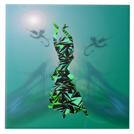 Dancer *Jinx* Tegeltje (Voorkant)