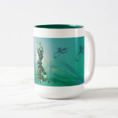 Dancer *Jinx* Tweekleurige Koffiemok (Voorkant rechts)