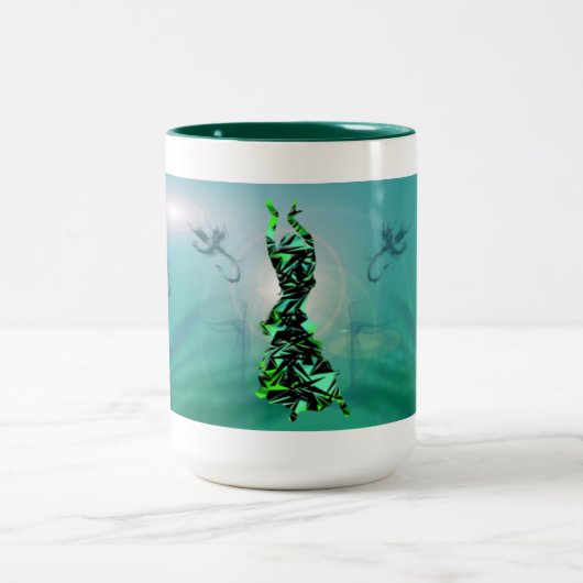 Dancer *Jinx* Tweekleurige Koffiemok (Center)