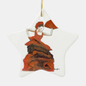 Dancer Keramisch Ornament (Voorkant)