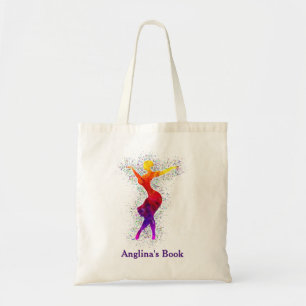 Dancer kinder genoemd Library Canvas tas