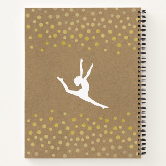  Dancer Kraft Paper Notitieboek (Achterkant)