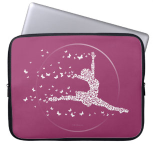 Dancer-laptophoes voor vlinder laptop sleeve