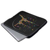 Dancer-laptophoes voor vlinder laptop sleeve (Voorkant onderkant)