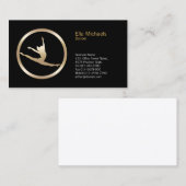 Dancer Leap Icon Choreograaf Visitekaartje (Voorkant / Achterkant)