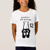 Dancer Legs & Slippers, van Cute Ballet T-shirt (Voorkant)