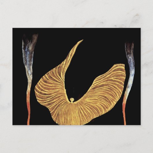 Dancer Loie Fuller van Moser Koloman (beste tweeta Briefkaart (Voorkant)
