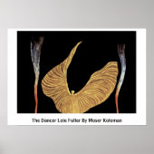 Dancer Loie Fuller van Moser Koloman Poster (Voorkant)