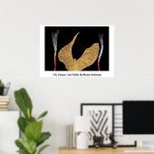 Dancer Loie Fuller van Moser Koloman Poster (Thuiskantoor)