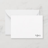 Dancer Majorette Notecard B ( Witte Bourgogne ) Notitiekaartje (Achterkant)