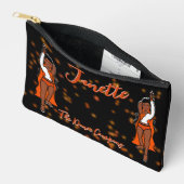 Dancer/Majorette Oranje Vonk Accessoire Pouch Etui (Open)