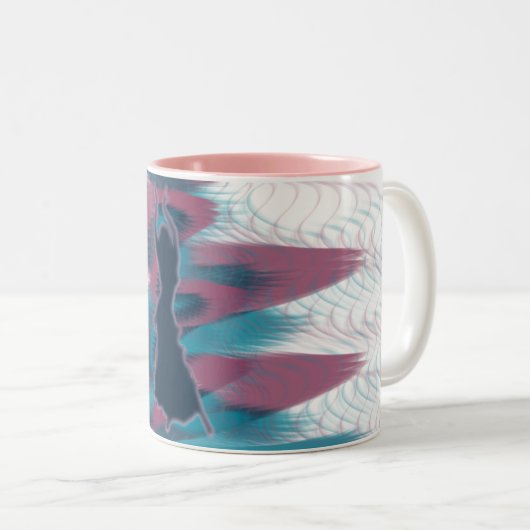 Dancer *Mako* Tweekleurige Koffiemok (Voorkant rechts)