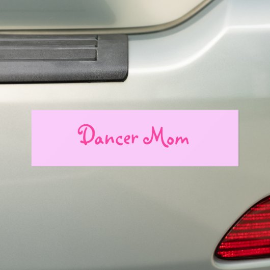 Dancer Mam Bumpersticker (Op auto)