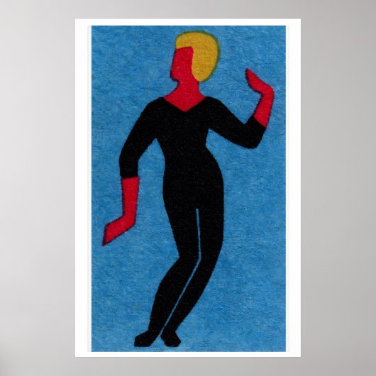 Dancer - Matchbox Print - Aesthetic Wall Art (Voorkant)