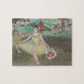 Dancer met Bouquet, vervloekt door Edgar Degas Legpuzzel (Horizontaal)