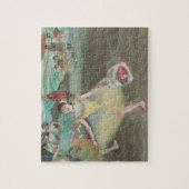 Dancer met Bouquet, vervloekt door Edgar Degas Legpuzzel (Verticaal)