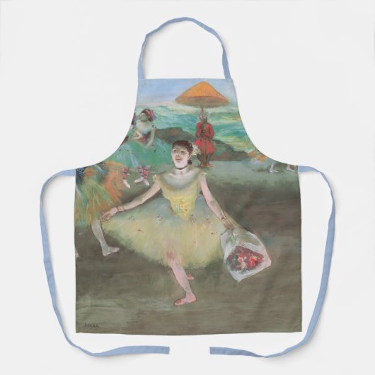 Dancer met Bouquet, vervloekt door Edgar Degas Schort (Voorkant)