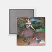 Dancer met Bouquets door Degas Magneet (Voorkant / Achterkant)